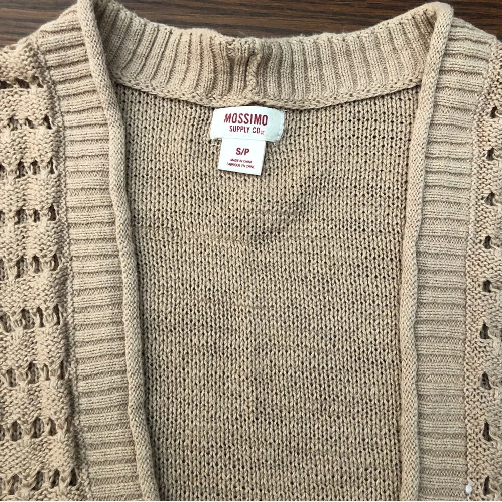 Mossimo sleeveless open cardigan size S - Picture 3 of 8
